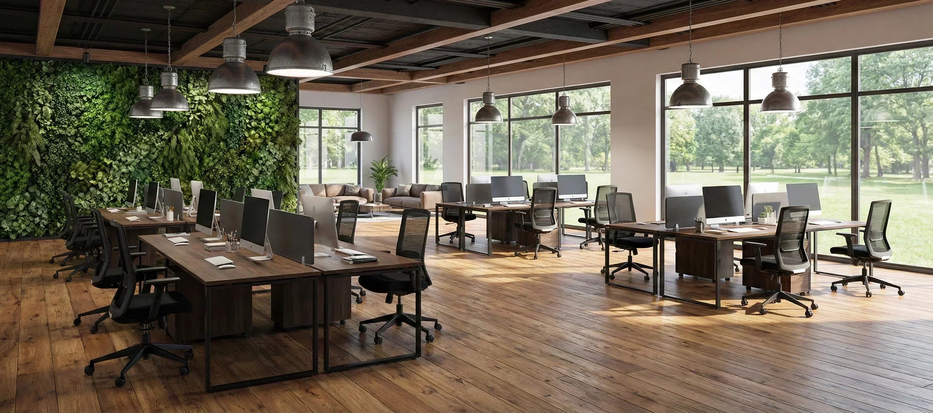 professional ergonomic chair setup in an office