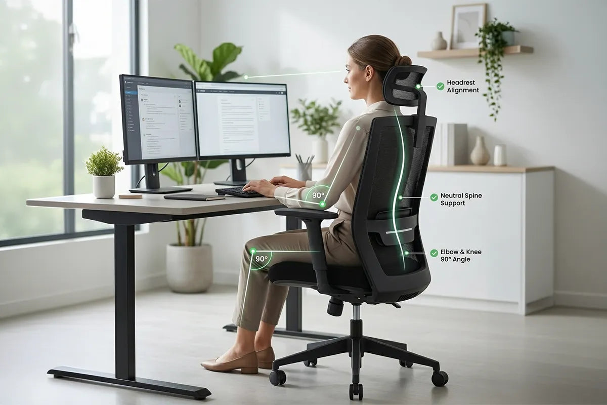 proper posture ergonomic chair