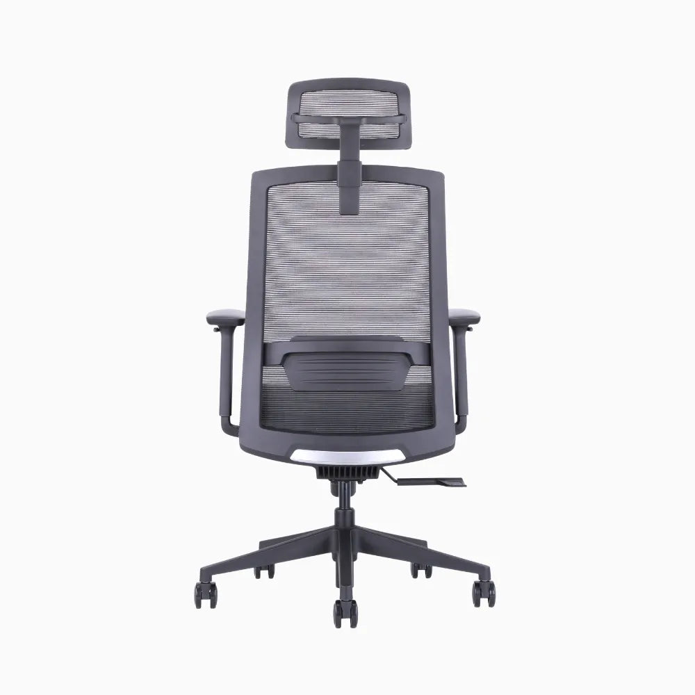 Ken plus black ergonomic chair in full mesh