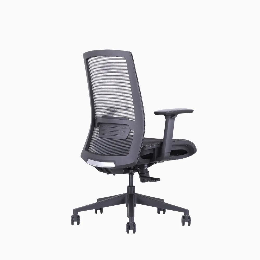 Ken plus black ergonomic chair in full mesh