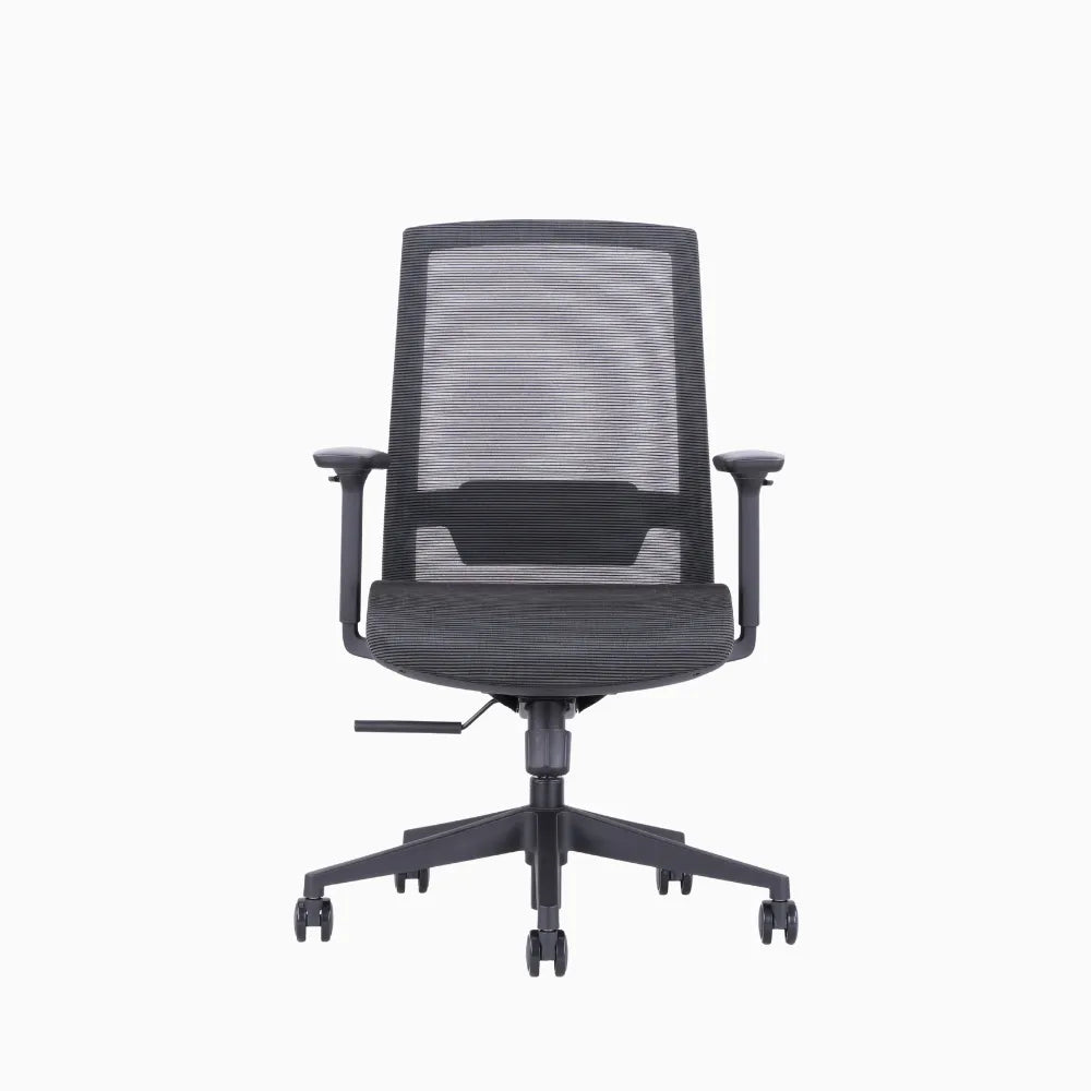 Ken plus black ergonomic chair in full mesh