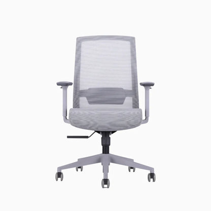 Ken plus grey ergonomic chair in full mesh 