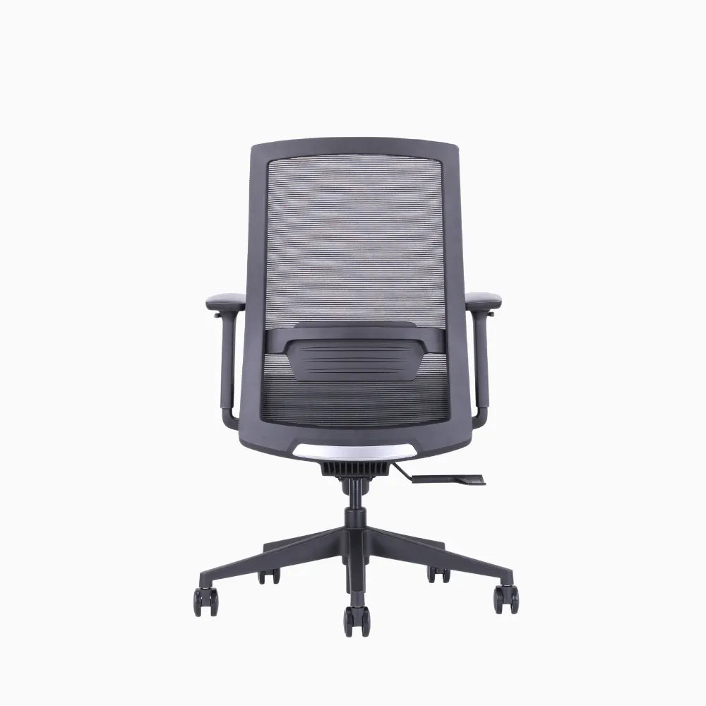 Ken plus black ergonomic chair in full mesh 