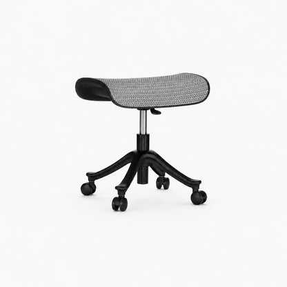 Fuse Pro grey ergonomic footrest and 2-in-1 mini stool for home office