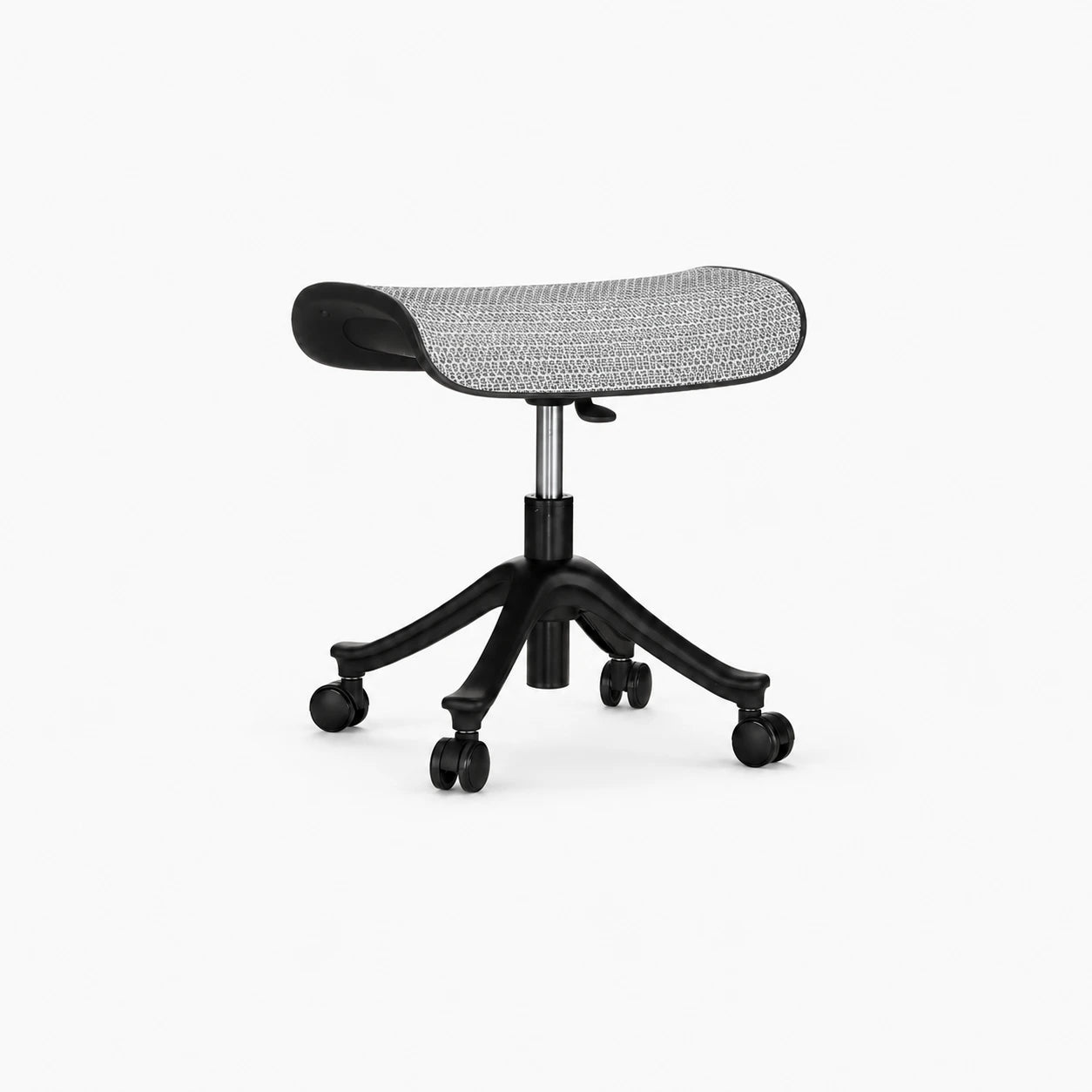 Fuse Pro light grey adjustable footrest under a work desk