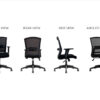 C-mesh office chair - angles