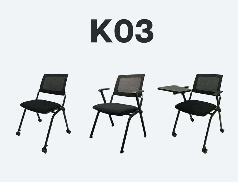 different configurations of k03 training chair