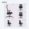 mesh ken plus black ergonomic office chair angles