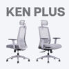 Grey ken Plus Ergonomic Office Chair