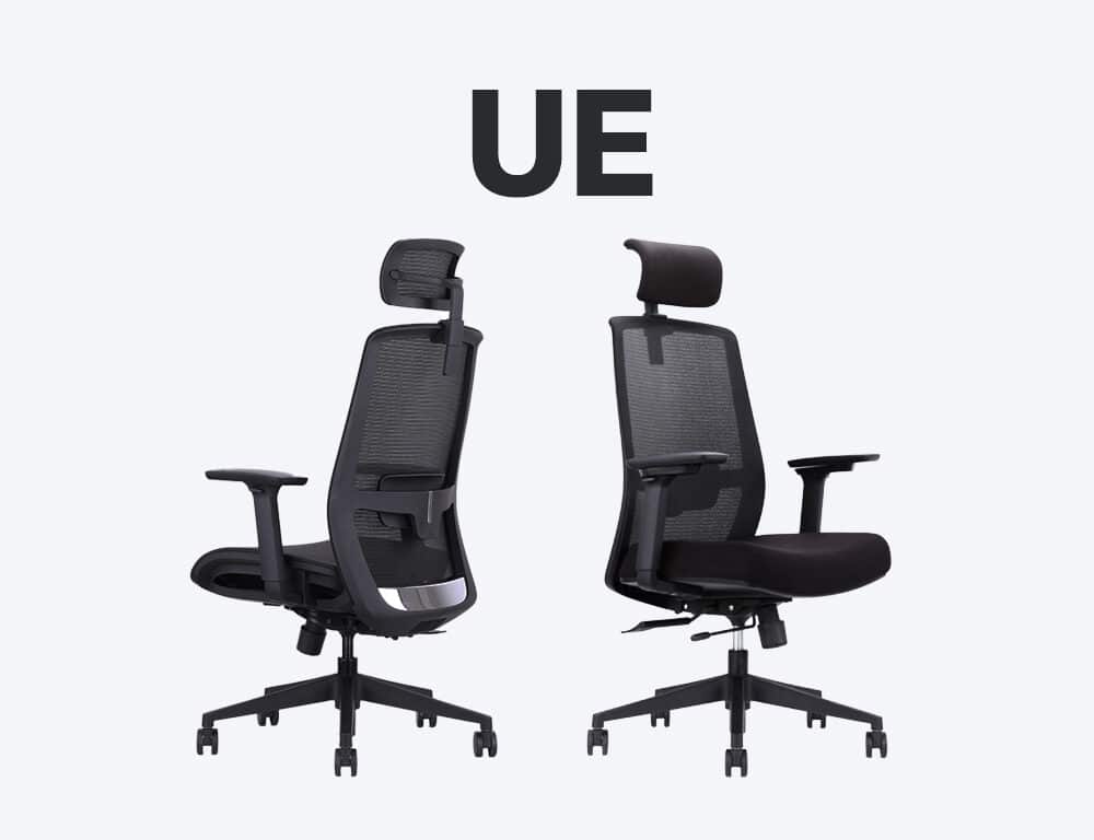 Black Ue Ergonomic Office Chair