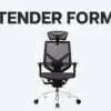 Tender form full mesh ergonomic office chair cover