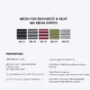 Ken plus full mesh GREY ergonomic office chair colour options and properties