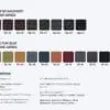 UE GREY Ergonomic office chair color options and properties
