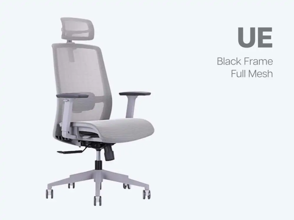 UE GREY Full Mesh Ergonomic Chair